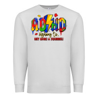 Dove Grey adhd awareness Premium Sweatshirt - LillyAllenDesigns
