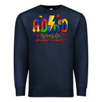 Navy adhd awareness Premium Sweatshirt - LillyAllenDesigns