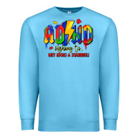 Ocean Blue adhd awareness Premium Sweatshirt - LillyAllenDesigns