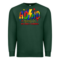 Sports Green adhd awareness Premium Sweatshirt - LillyAllenDesigns