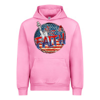 Fuchsia Pink faith usa Urban Hoodie - CowGirlArtShop
