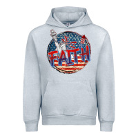 Heather Grey faith usa Urban Hoodie - CowGirlArtShop