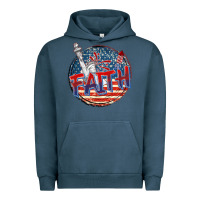 Pigment Midnight Navy faith usa Urban Hoodie - CowGirlArtShop