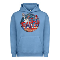 Pigment Pebble Blue faith usa Urban Hoodie - CowGirlArtShop
