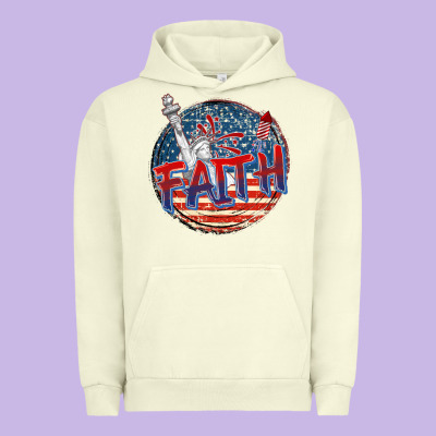 Faith Usa Urban Hoodie Designed By Cowgirlartshop