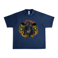 Navy black angus cactus sunflower Urban Heavy Tee - JahusDesignShop