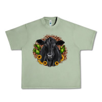 Oil Green black angus cactus sunflower Urban Heavy Tee - JahusDesignShop