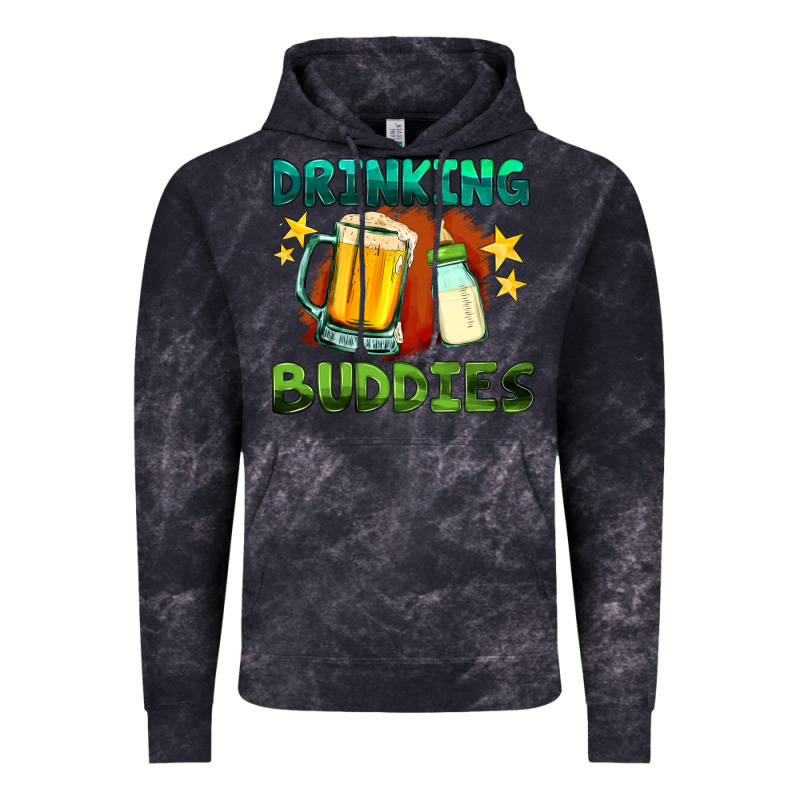 Drinking Buddies With Baby Bottle And Beer Vintage Hoodie by HRA Design Shop | Teevron