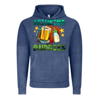 Vintage Denim drinking buddies with baby bottle and beer Vintage Hoodie - HRA Design Shop