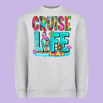 Cruise  Life Heavyweight Sweatshirt Designed By Adodesignshop