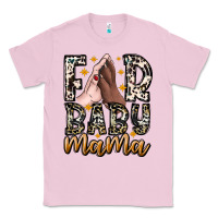 Bubblegum Pink Fur Baby Mama Classic Tee - CowhideDigitalArt