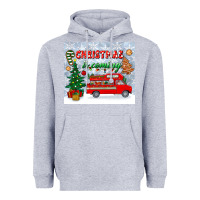 Heather Grey christmas is coming tumbler Heavyweight Hoodie - BundleAndBundleShop