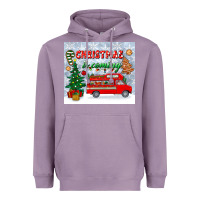 Lavender christmas is coming tumbler Heavyweight Hoodie - BundleAndBundleShop