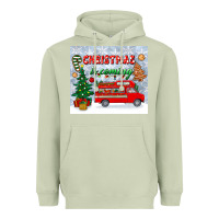Matcha christmas is coming tumbler Heavyweight Hoodie - BundleAndBundleShop