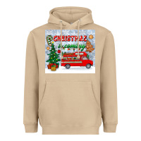 Mushroom christmas is coming tumbler Heavyweight Hoodie - BundleAndBundleShop