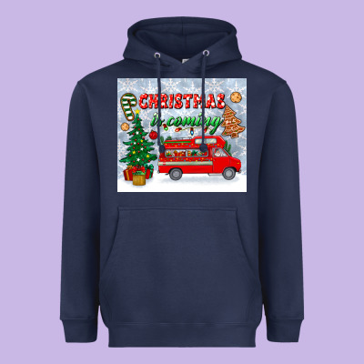 Christmas Is Coming Tumbler Heavyweight Hoodie Designed By Bundleandbundleshop
