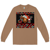 Toasted Coconut joy shaggy cow christmas Long Sleeve Tee - Jasminsmagicworld