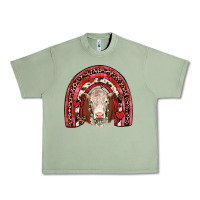 Oil Green valentines hereford rainbow Urban Heavy Tee - JahusDesignShop