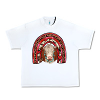 White valentines hereford rainbow Urban Heavy Tee - JahusDesignShop