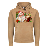 Vintage Camel santa and hot cocoa cup Vintage Hoodie - FaDigitalArtStudio