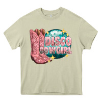 Mossy western disco cowgirl Heavy Core Tee - texasbilliewilder
