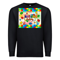 Black autism mom Premium Sweatshirt - LillyAllenDesigns