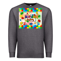 Charcoal Heather autism mom Premium Sweatshirt - LillyAllenDesigns