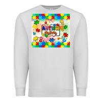 Dove Grey autism mom Premium Sweatshirt - LillyAllenDesigns