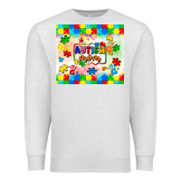 Oatmeal Heather autism mom Premium Sweatshirt - LillyAllenDesigns