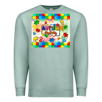 Seafoam autism mom Premium Sweatshirt - LillyAllenDesigns