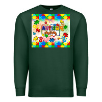 Sports Green autism mom Premium Sweatshirt - LillyAllenDesigns