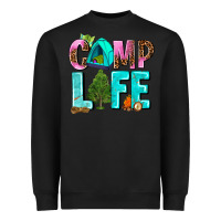 Black camp life Heavyweight Sweatshirt - AdoDesignShop