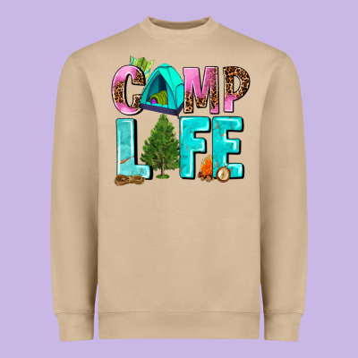Camp Life Heavyweight Sweatshirt Designed By Adodesignshop
