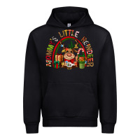 Black mommys little reindeer christmas Urban Hoodie - CowGirlArtShop