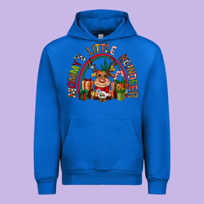 Mommys Little Reindeer Christmas Urban Hoodie Designed By Cowgirlartshop