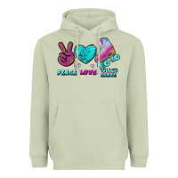 Matcha peace love roller skate Heavyweight Hoodie - BundleAndBundleShop