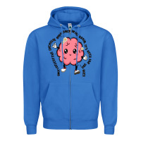 True Royal brain Zipper Hoodie - MaliasSmallBusiness