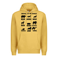 Antique Gold Animal Of The World Premium Hoodie - Bettercallsaul