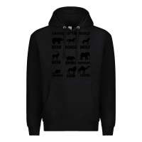 Black Animal Of The World Premium Hoodie - Bettercallsaul