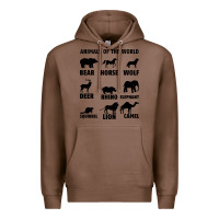 Chestnut Animal Of The World Premium Hoodie - Bettercallsaul