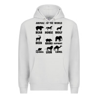 Dove Grey Animal Of The World Premium Hoodie - Bettercallsaul