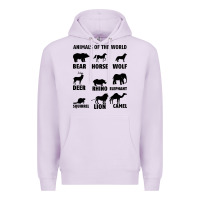 Lilac Animal Of The World Premium Hoodie - Bettercallsaul