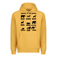 Mustard Animal Of The World Premium Hoodie - Bettercallsaul