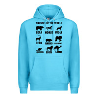 Ocean Blue Animal Of The World Premium Hoodie - Bettercallsaul