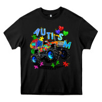 Black monster truck autism Heavy Core Tee - Zillion Design Studio