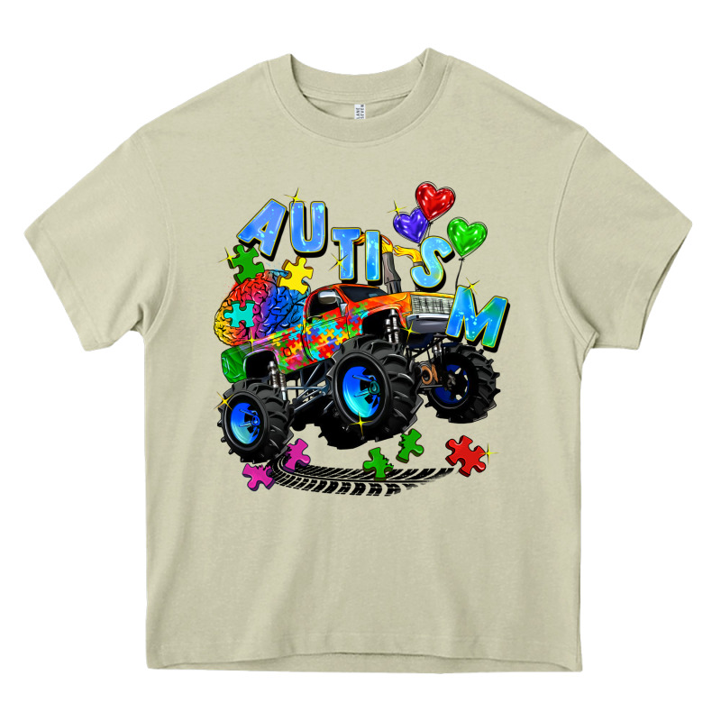 Monster Truck Autism Heavy Core Tee by Zillion Design Studio | Teevron