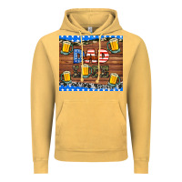 Vintage Mustard dad life with beers Vintage Hoodie - HRA Design Shop