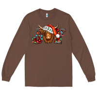 Chestnut joy christmas shaggy cow Long Sleeve Tee - Jasminsmagicworld