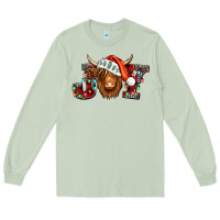 Matcha joy christmas shaggy cow Long Sleeve Tee - Jasminsmagicworld