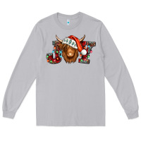 Moon Dust joy christmas shaggy cow Long Sleeve Tee - Jasminsmagicworld